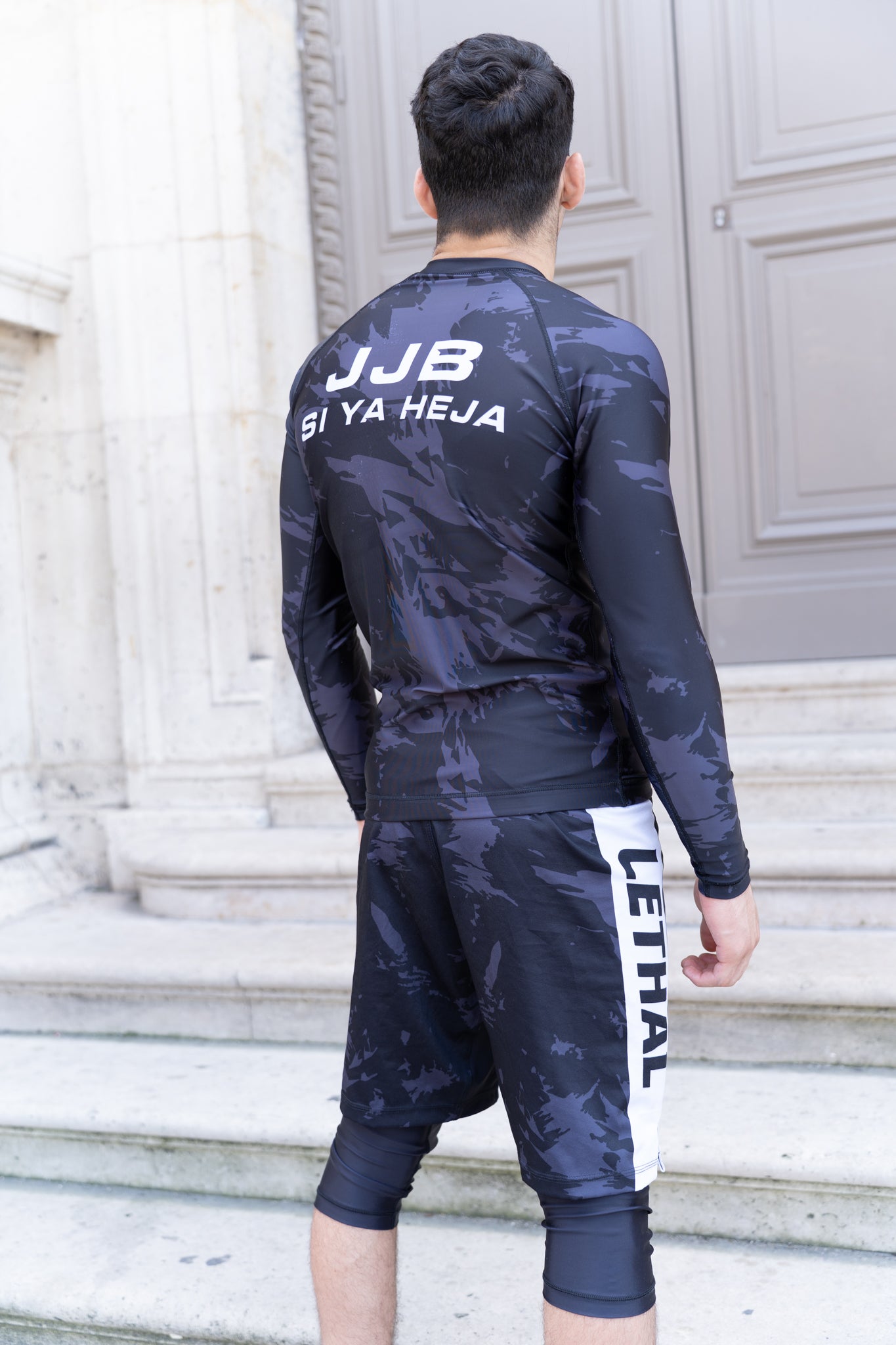 Pack Basique No-Gi Rashguard + Fight Short - Black Camo