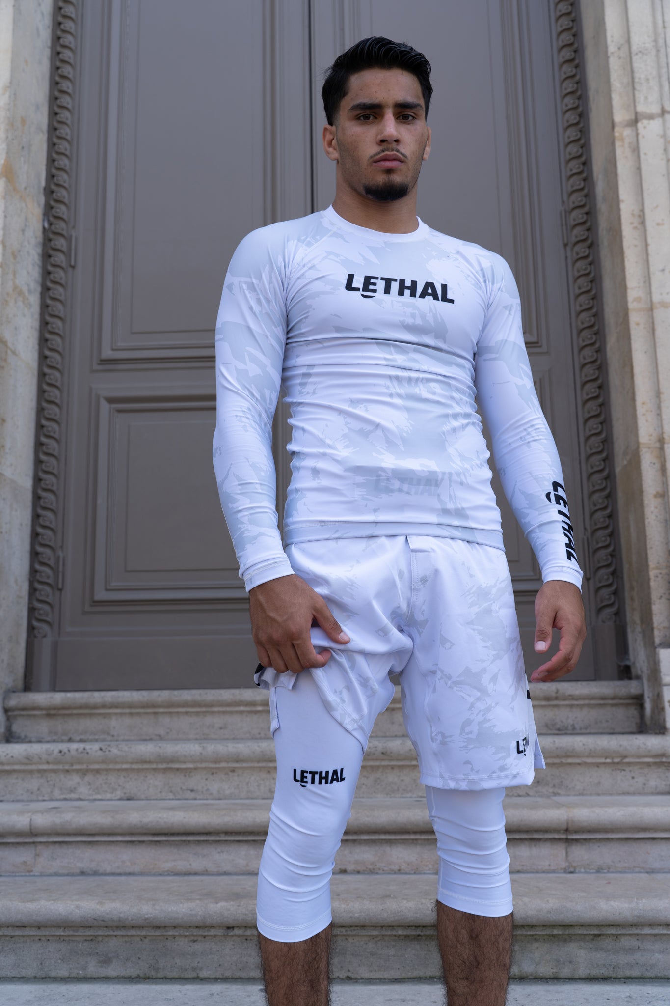 Pantalon de compression White