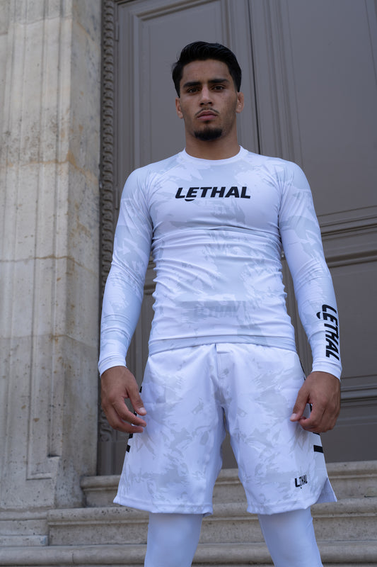 Pack Basique No-Gi Rashguard + Fight Short - White Camo