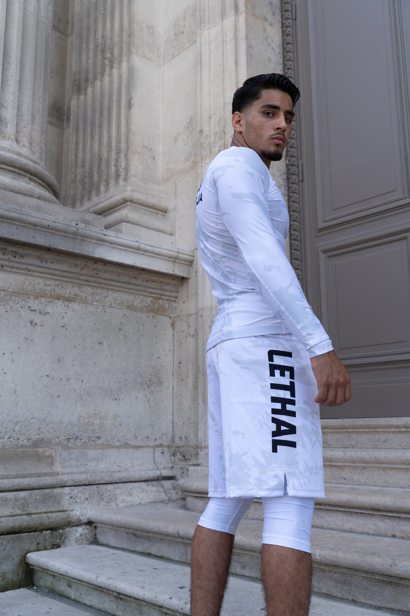 Pantalon de compression White